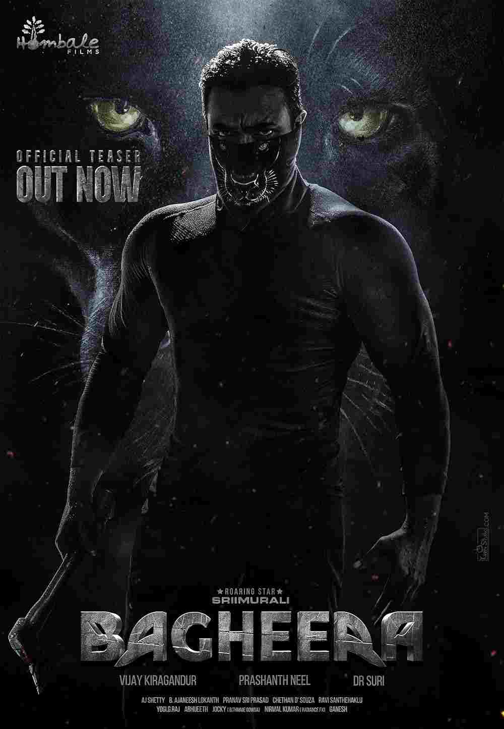 Bagheera (2024) ORG. DD5.1 [Hindi + Kannada] WEB-DL 480p | 720p | 1080p Poster